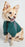 Pet Life Dog Helios Eboneflow Forest Green Flexible Performance Breathable Yoga Dog T-Shirt