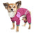 Pet Life Dog Helios Namastail Pink Full Bodied Performance Breathable Yoga Dog Hooded Tracksuit