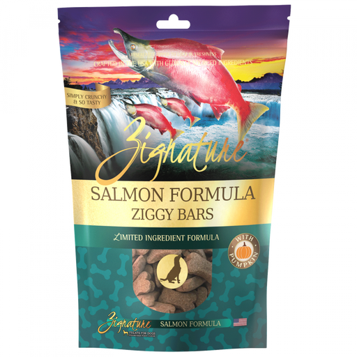 Zignature Zssential Ziggy Bars Salmon Formula Dog Treats