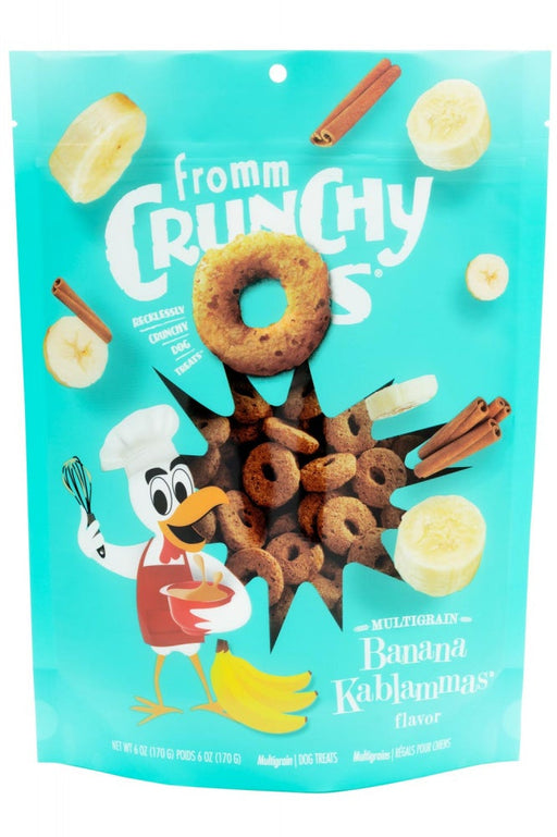Fromm Multigrain Crunchy Os® Banana Kablammas® Flavor 6oz Bag of Dog Treats