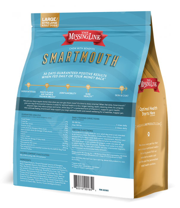 The Missing Link Smartmouth Dental Chews for Puppies