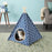 P.L.A.Y. Teepee Tent for Cat or Dog, Moroccan Navy