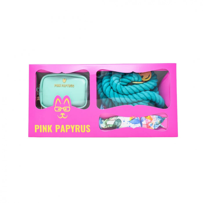 Pink Papyrus Ariel Leash, Delilah Bandana & Leilani BFF Mini Bundle Gift Set