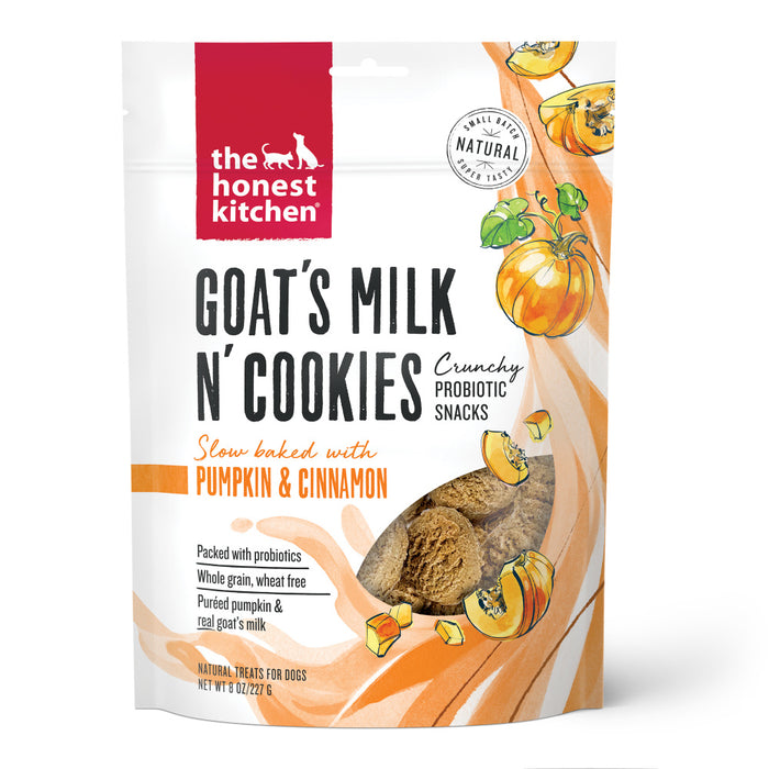The Honest Kitchen Goat's Milk N' Cookies Slow-Baked with Pumpkin Dog Treats