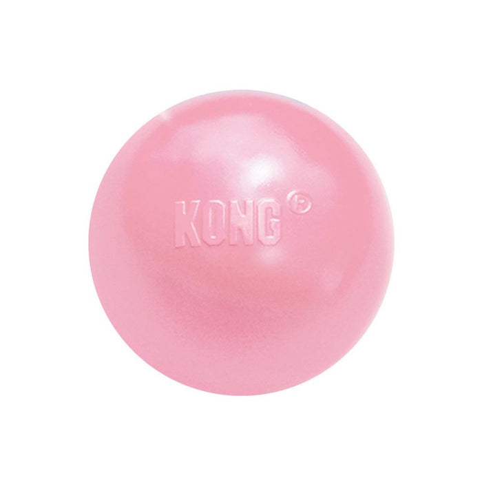 Kong - Ball with Hole - Durable Rubber, Fetch Toy Small
