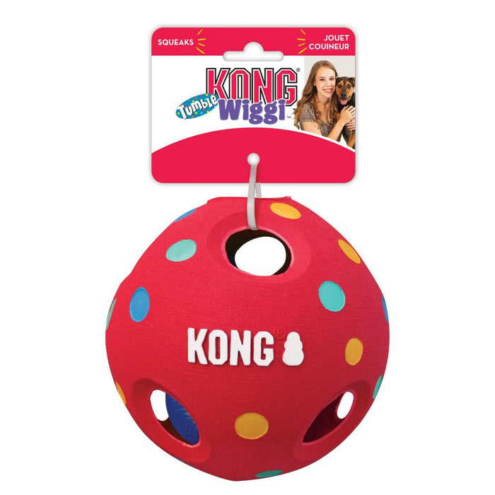 KONG Wiggi Tumble Dog Toy   (Colors Vary)