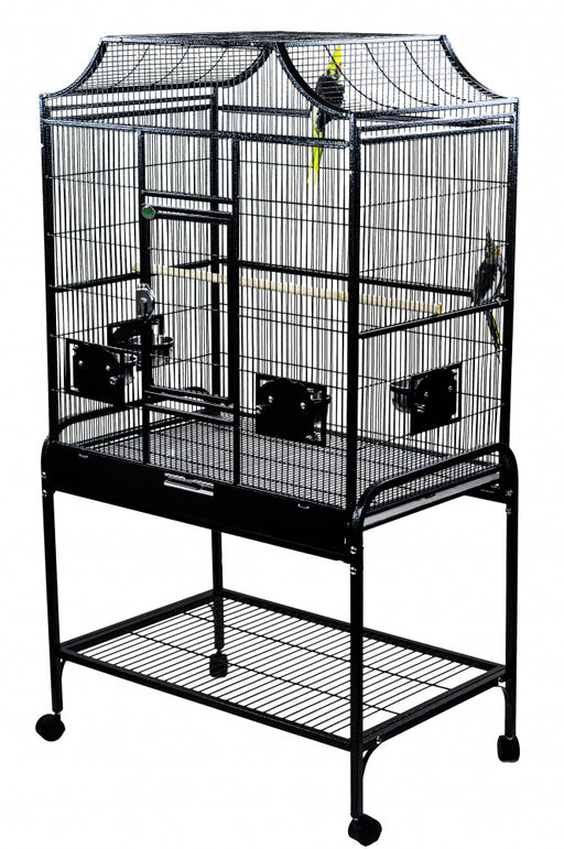 New Homey GOLD Pet 24x 17 Wire Folding Dog Cat Rabbit Cage Crate Open Box