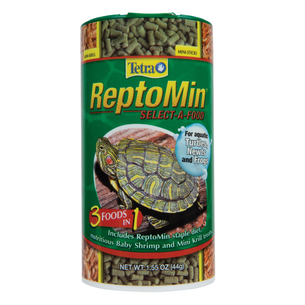 Tetra ReptoMin Select-A-Food 3 in 1 Mini-Sticks Turtle, Newt