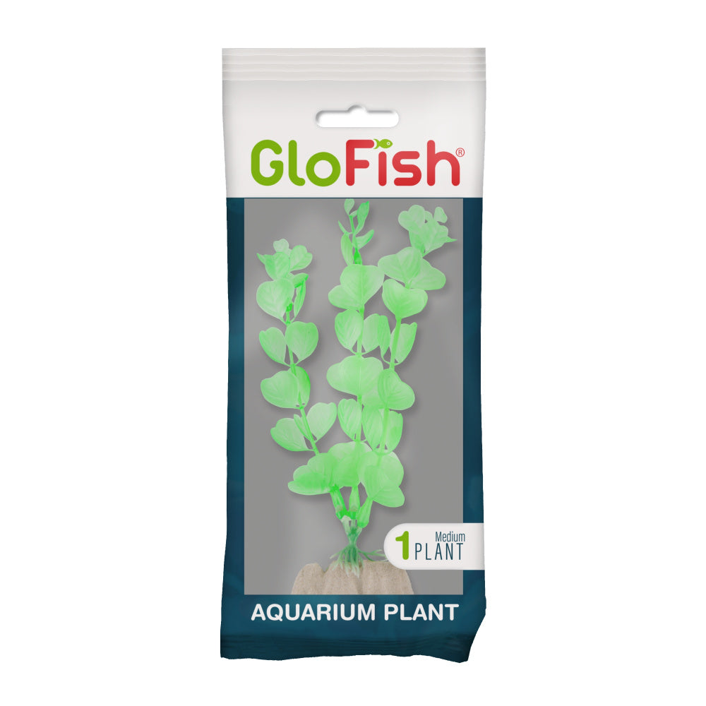 GloFish Plant Medium Green Tank Accessory
