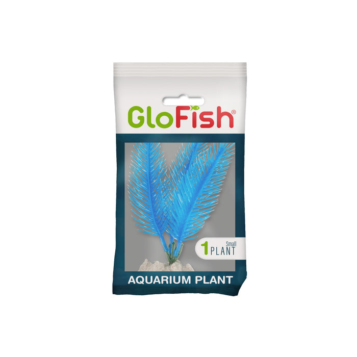 GloFish Plant Small Blue Tank Accessory