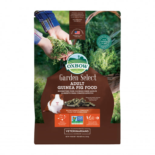 Oxbow Animal Health Garden Select Adult Guinea Pig Food Garden Inspired Recipe for Adult Guinea Pigs
