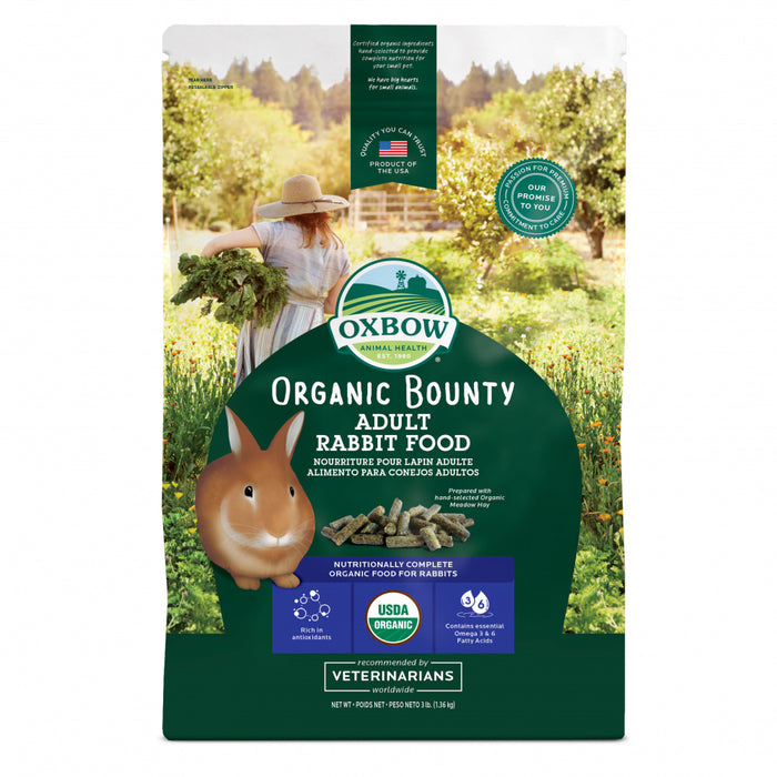 Oxbow Animal Health Organic Bounty Adult Rabbit Food