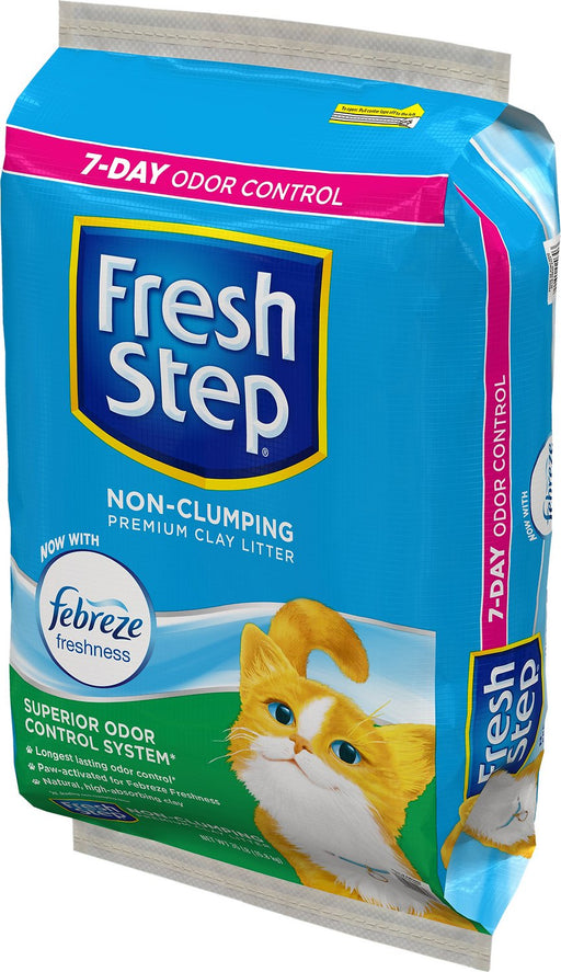 Fresh Step Febreze Scented Non-Clumping Clay Cat Litter- 35 Pound Bag