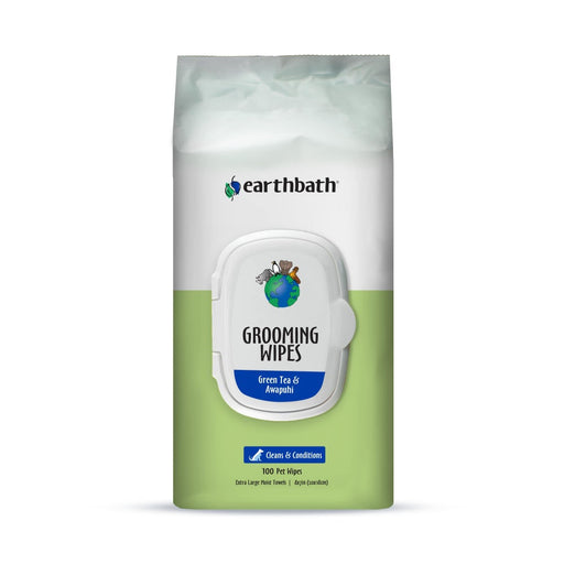 Earthbath GroomingCleans & Conditions Green Tea & Awapuhi Plant-Based Wipes