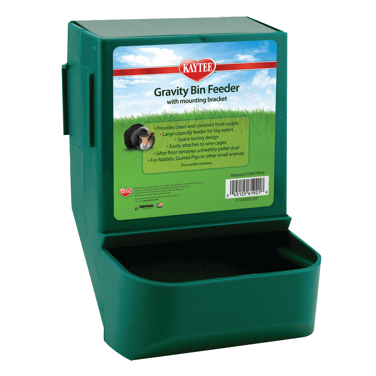 Kaytee Gravity Bin Feeder with Bracket