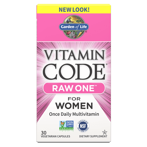 Garden of Life Vitamin Code Raw One Womens Multivitamin, 75 Count