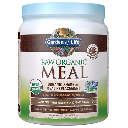 Garden of Life Raw Organic Meal Replacer, 17.9 Oz Tub