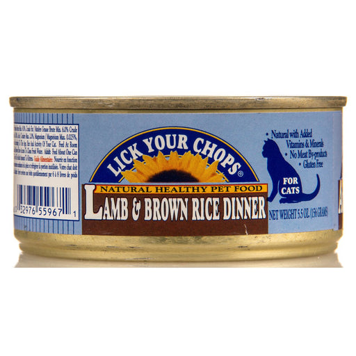 Lick Your Chops Canned Lamb & Brown Rice Dinner Cat Food