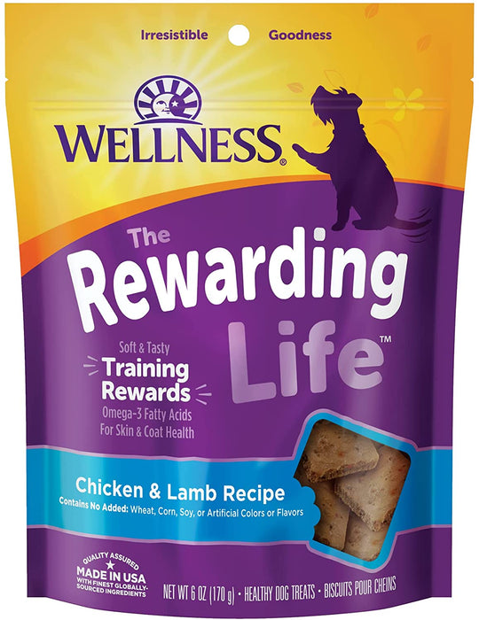 Wellness Natural Grain Free Wellbites Chicken and Lamb Recipe Dog Treats
