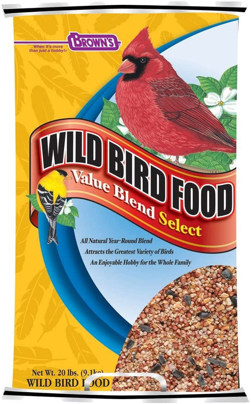 FM Brown Value Blend Select Bird Food 20  Lb Bag