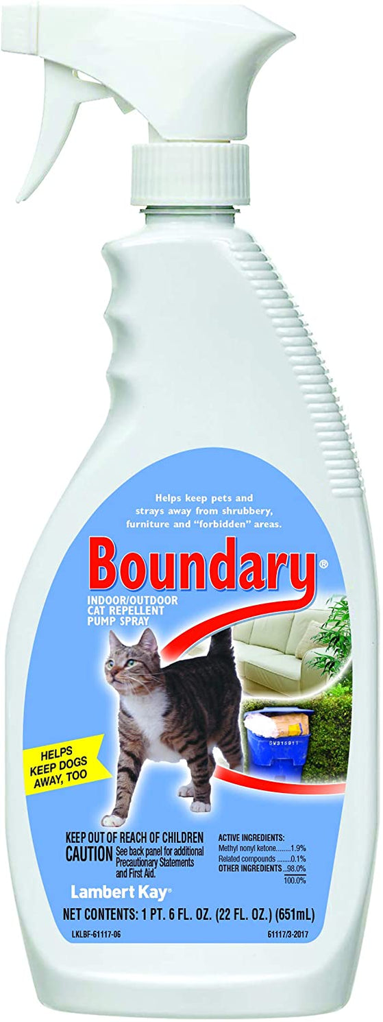 Lambert Kay Boundary Indoor/Outdoor Cat Repellent Pump Spray — NurturePet Pet Supply