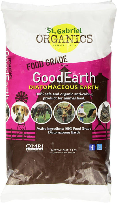 St. Gabriel's Food Grade Good Earth Diatomaceous Earth 4  Lb Bag