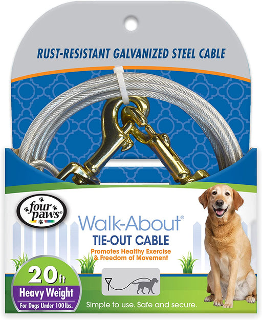 Four Paws® Tie-Out Cable - Heavy Weight