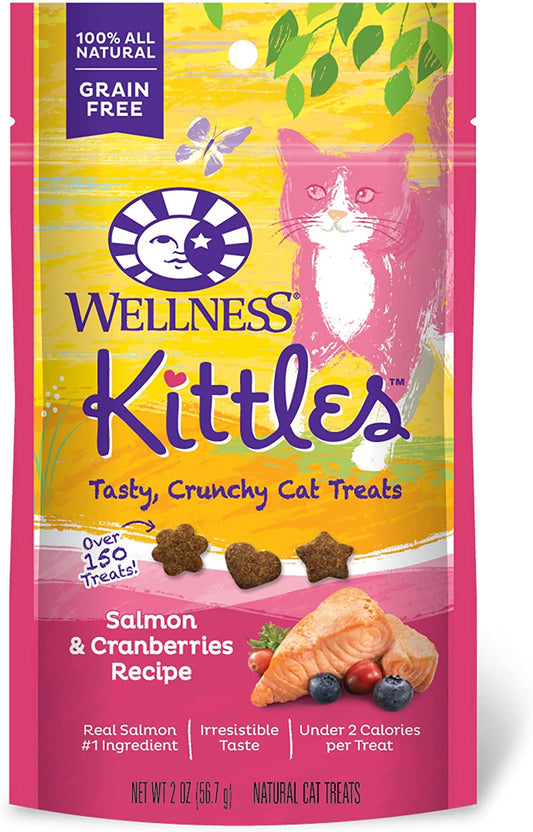 Wellness Kittles Crunchy Salmon & Cranberry Cat Treats