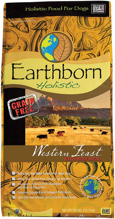 Earthborn Holistic Western Feast Grain Free Beef Dry Dog Food