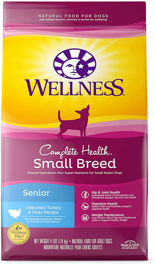 Wellness Complete Health Natural Small Breed Senior Health Recipe Dry Dog Food