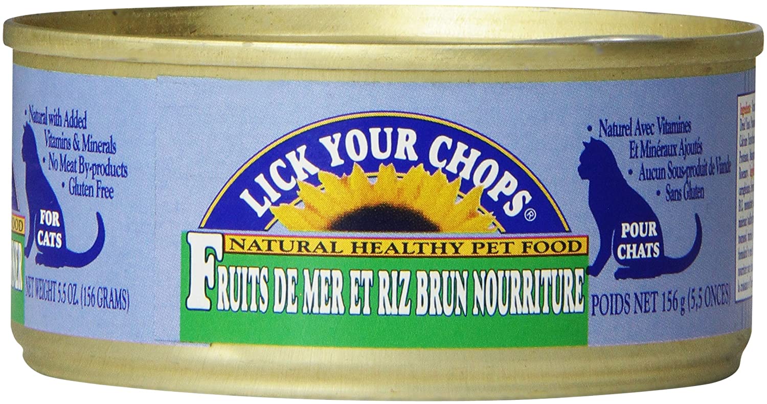 Lick Your Chops Canned Seafood & Brown Rice Dinner Cat Food