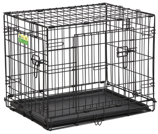 New Homey GOLD Pet 24x 17 Wire Folding Dog Cat Rabbit Cage Crate Open Box