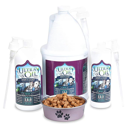 Ultra Oil Skin And Coat Supplement With Hempseed Oil For Dogs And Cats