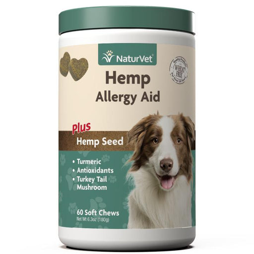 NaturVet Hemp Allergy Aid Soft Chews