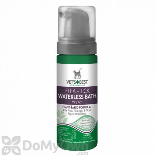 Vet's Best Flea + Tick Waterless Bath for Cats