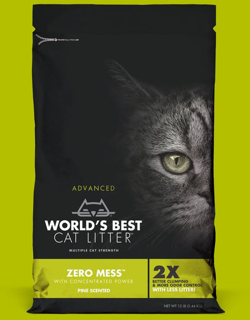 World's Best Advanced Zero Mess Pine Scented Cat Litter