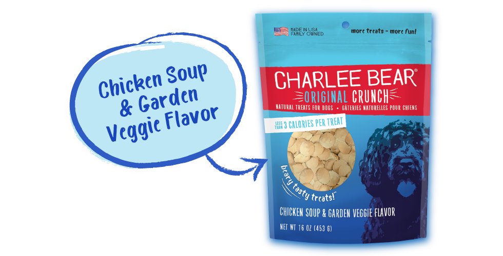 Charlee Bear Original Crunch Chicken Soup & Garden Veggie Flavor