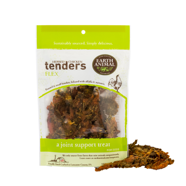 Earth Animal Flex Chicken Tender Treats For Dogs; 4- Oz Bag