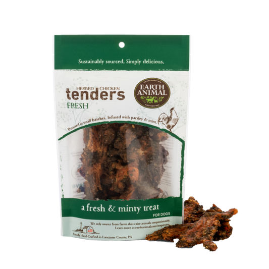 Earth Animal Fresh Chicken Tender Treats For Dogs; 4- Oz Bag