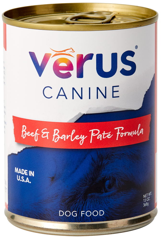 Verus Beef & Barley Pâté Formula Canned Dog Food