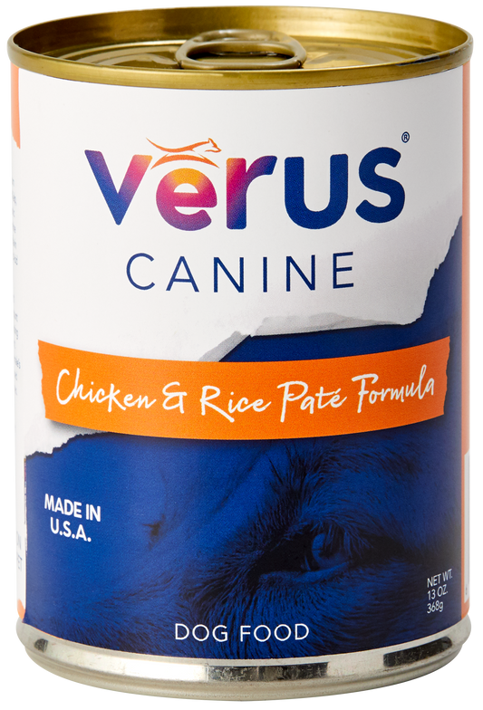 Verus Chicken & Rice Pâté Formula Canned Dog Food