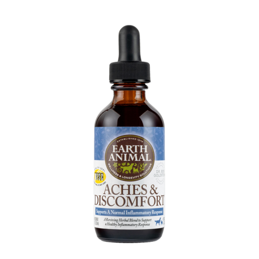 Earth Animal Organic Herbal Aches And Discomfort Remedy; 2- Oz Dropper Bottle