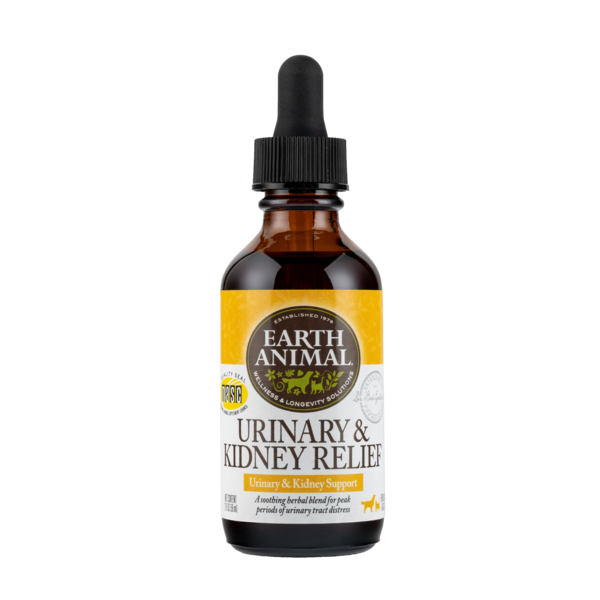 Earth Animal Organic Herbal Urinary And Kidney Remedy; 2- Oz Dropper Bottle