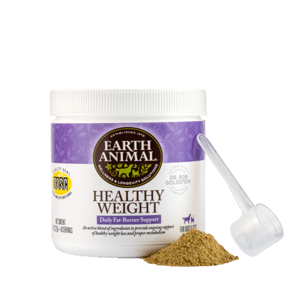 Earth Animal Healthy Weight Nutritional Supplement; 8- Oz Tub