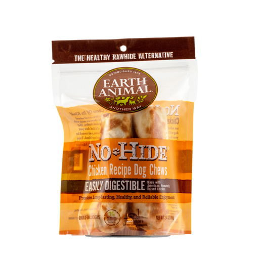 Earth Animal Chicken No-Hide® Wholesome Chews, Pack Of Two Chews