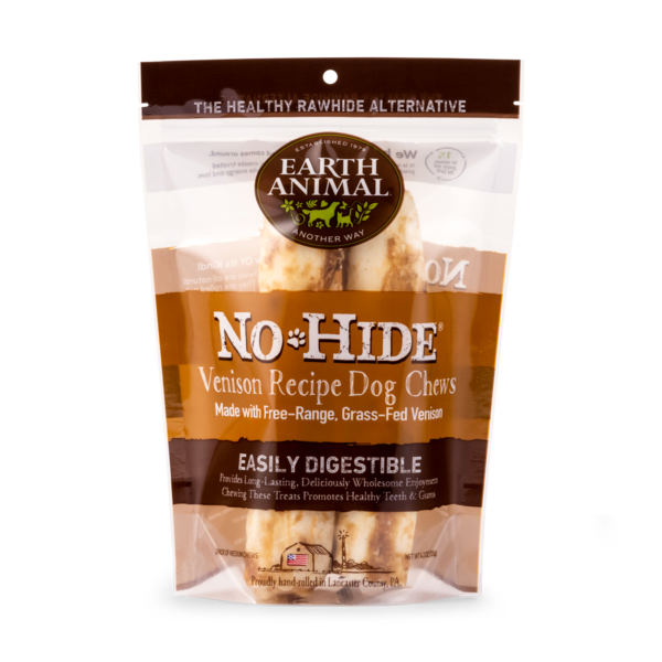 Earth Animal Venison No-Hide® Wholesome Chews, Pack Of Two Chews