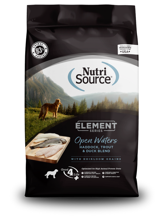 NutriSource Element Series Open Waters Recipe With Heirloom Grains Dry Dog Food