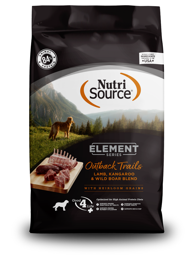 NutriSource Element Series Outback Trails Recipe With Heirloom Grains Dry Dog Food
