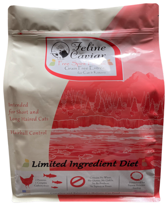 Feline Caviar Free Spirit Holistic Alkaline Entree Grain Free Dry Cat Food