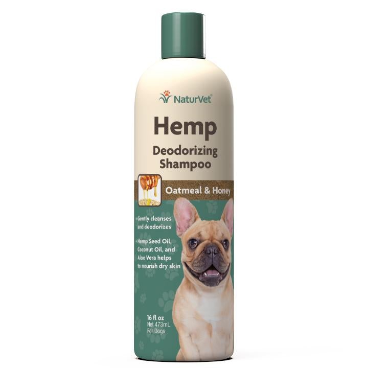 NaturVet Hemp Deodorizing Shampoo for Dogs
